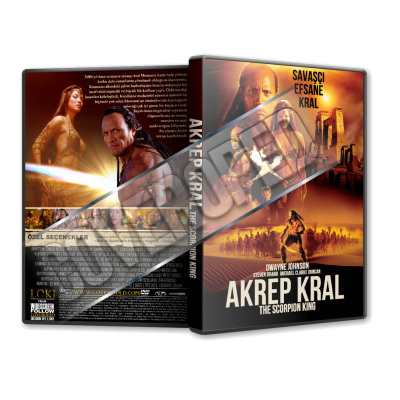 Akrep Kral 1-2-3-4 - The Scorpion King Türkçe Dvd Cover Tasarımları